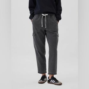 Mid Rise Easy Cargo Jeans